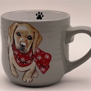 Belle Maison Dog Mug “Home Is Where My Dog Is” Gray Ceramic Puppy Coffee Cup